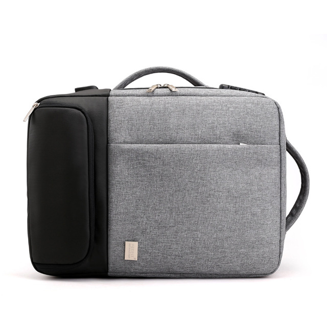 Laptop Bag Backpack 15.6 Inch Two-Tone USB Charging Port Lock - Image 8