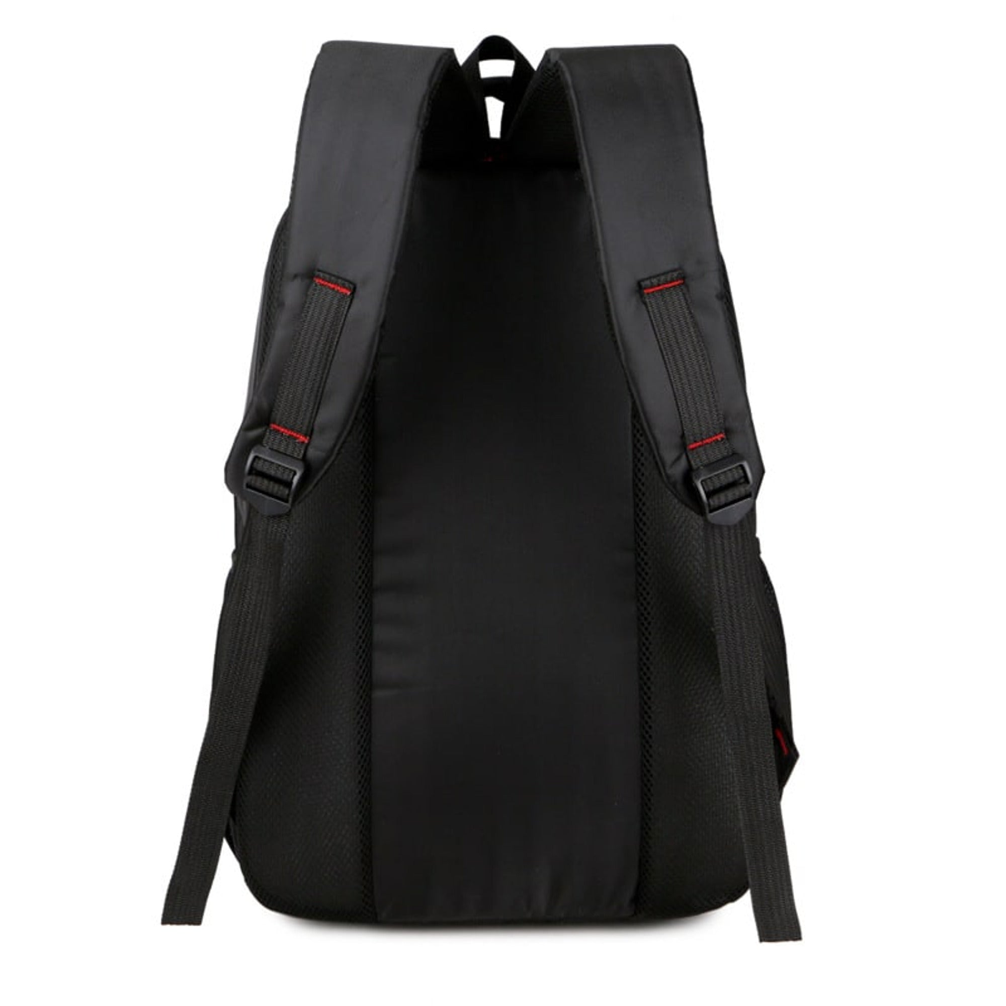 Laptop Bag Backpack Black Red Accents Multiple Compartments - Image 6