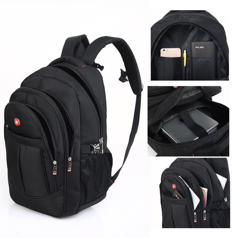 Laptop Bag Backpack Large Capacity Travel School - Image 1