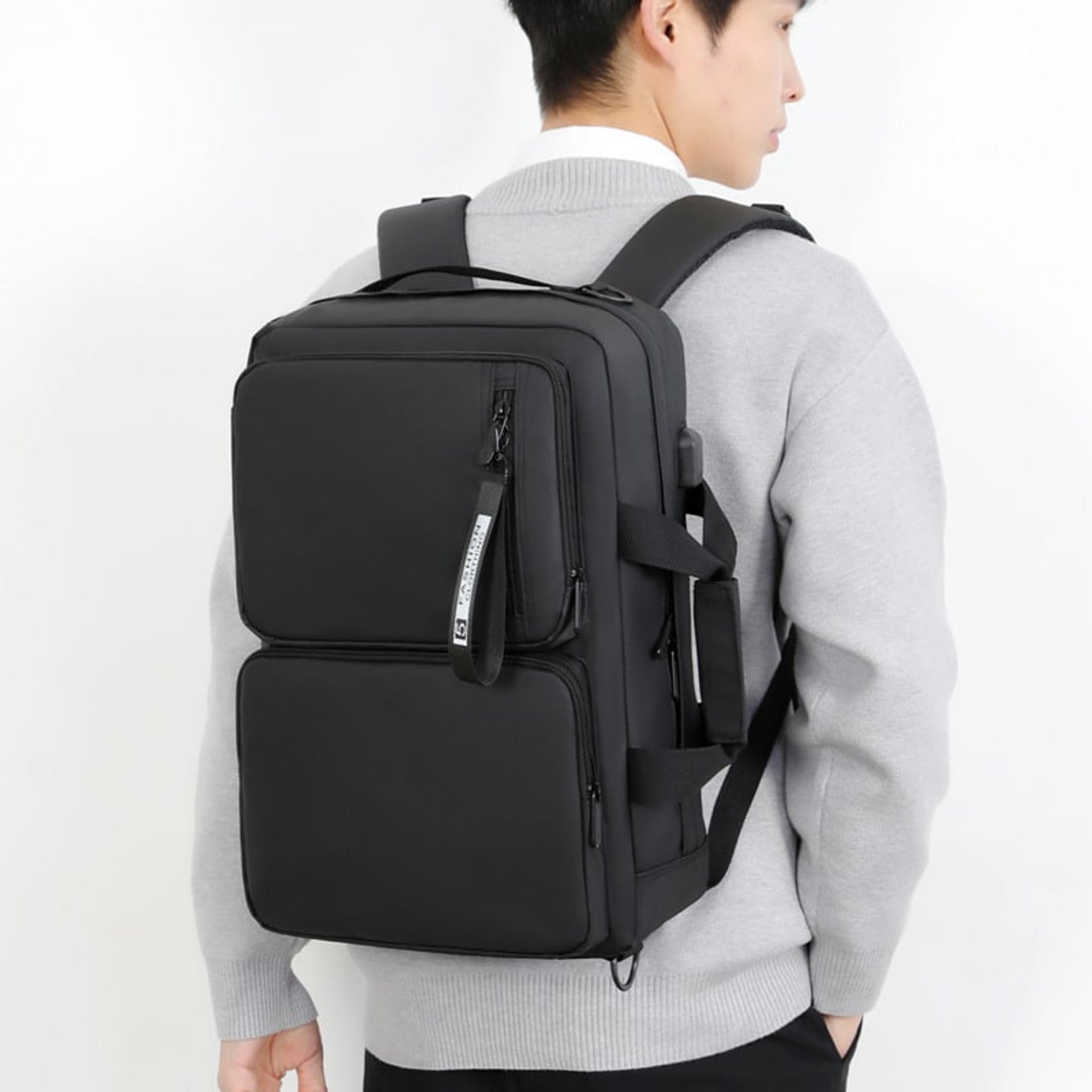 Laptop Bag Business Backpack Large Capacity Multifunctional Design - Image 9
