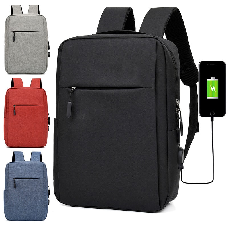 Laptop Bag Business Backpack Large Capacity USB Port Leisure Travel - Image 6