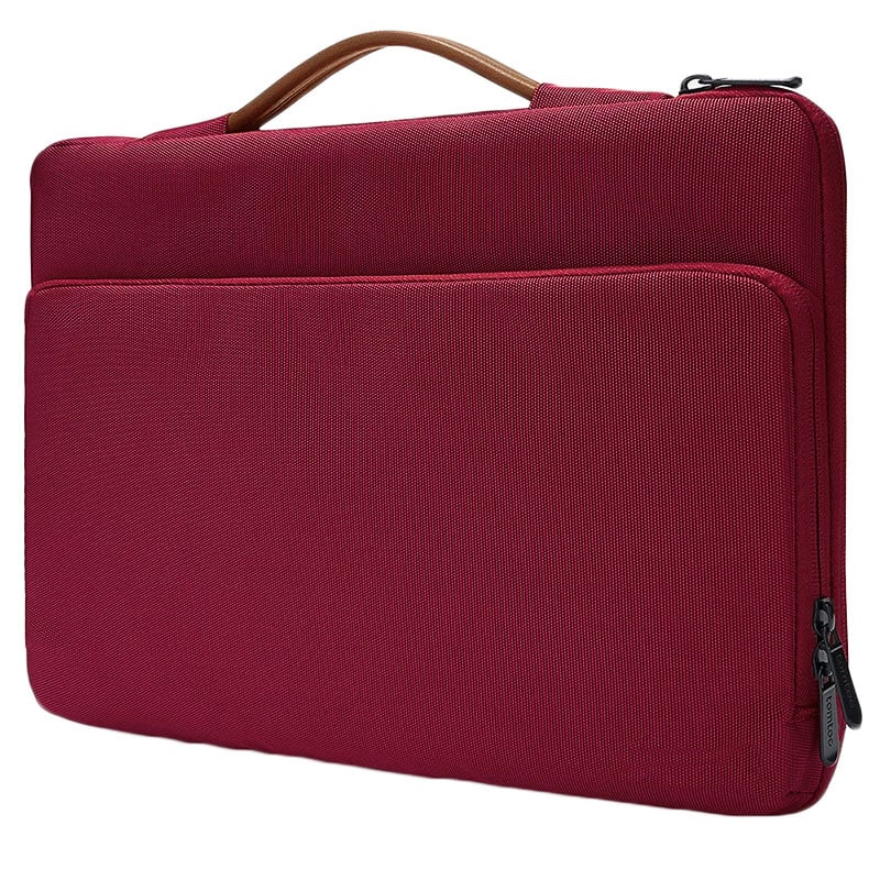 Laptop Bag Light Grey Zippered Sleeve Handle - Image 3