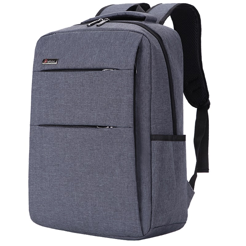 Laptop Bag Rechargeable Backpack Dark Grey Fabric Rectangular - Image 6