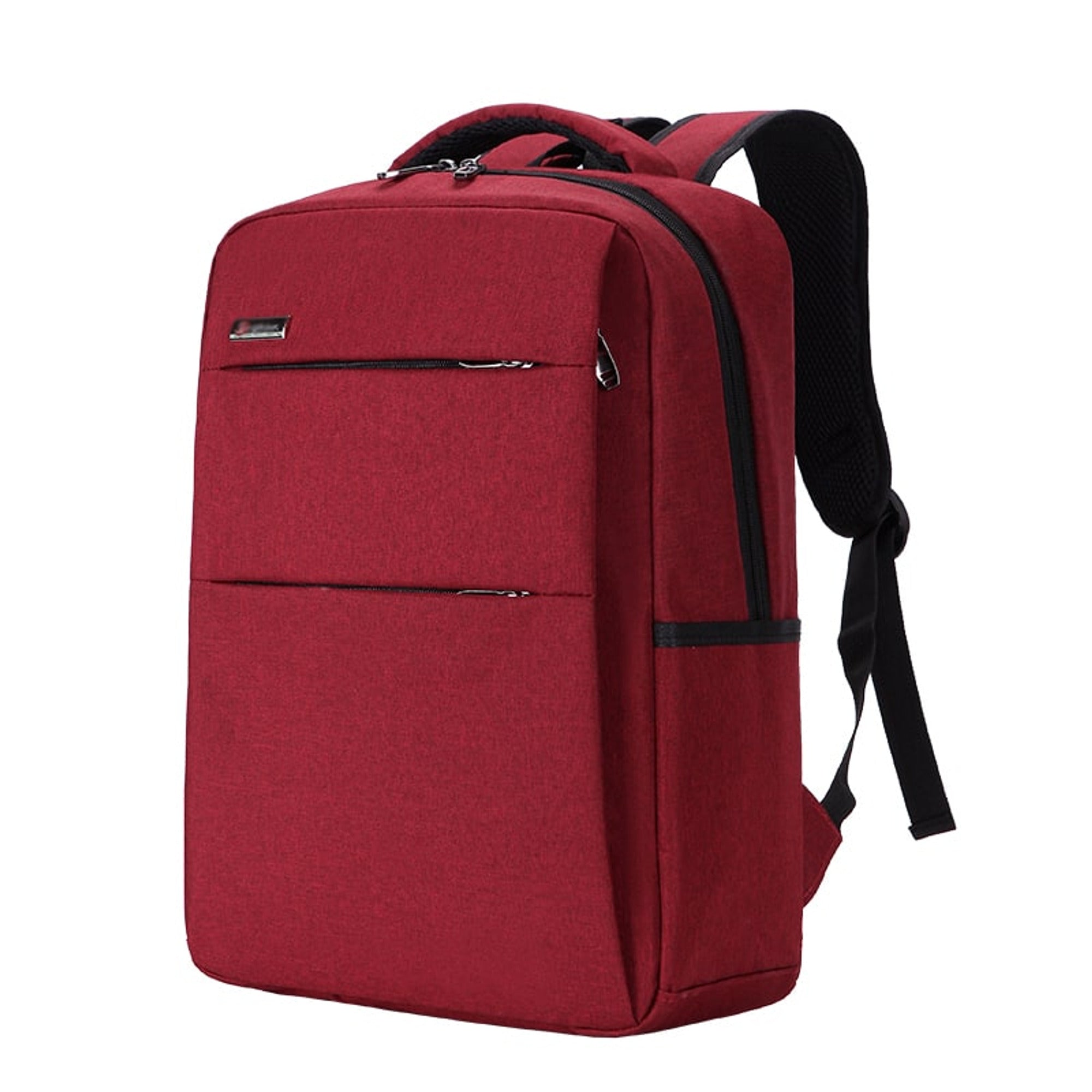 Laptop Bag Rechargeable Backpack Dark Grey Fabric Rectangular - Image 10