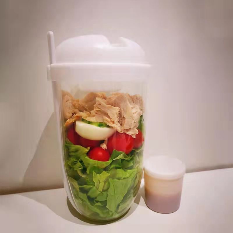 Leakproof Salad Cup with Fork - Image 2