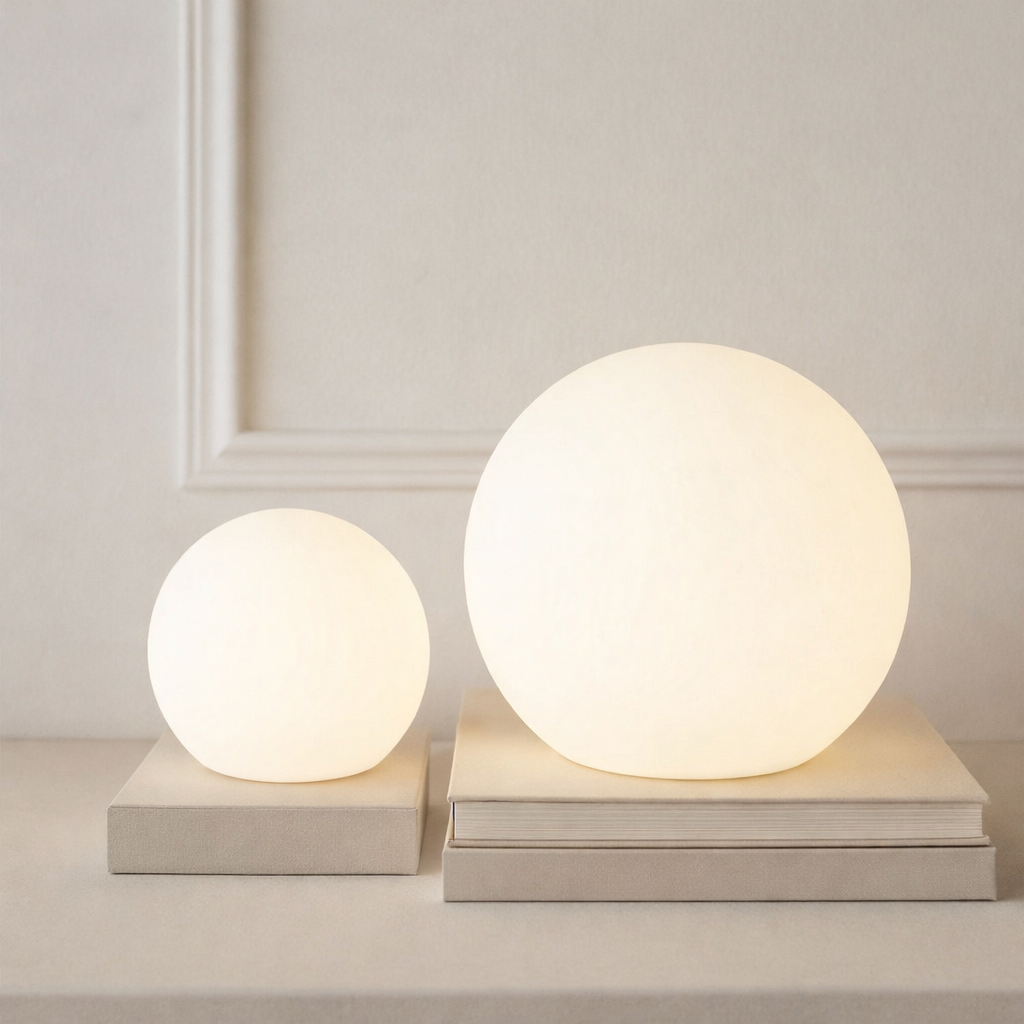 LED Table Lamp Rechargeable Color Changing Sphere Light - Image 1