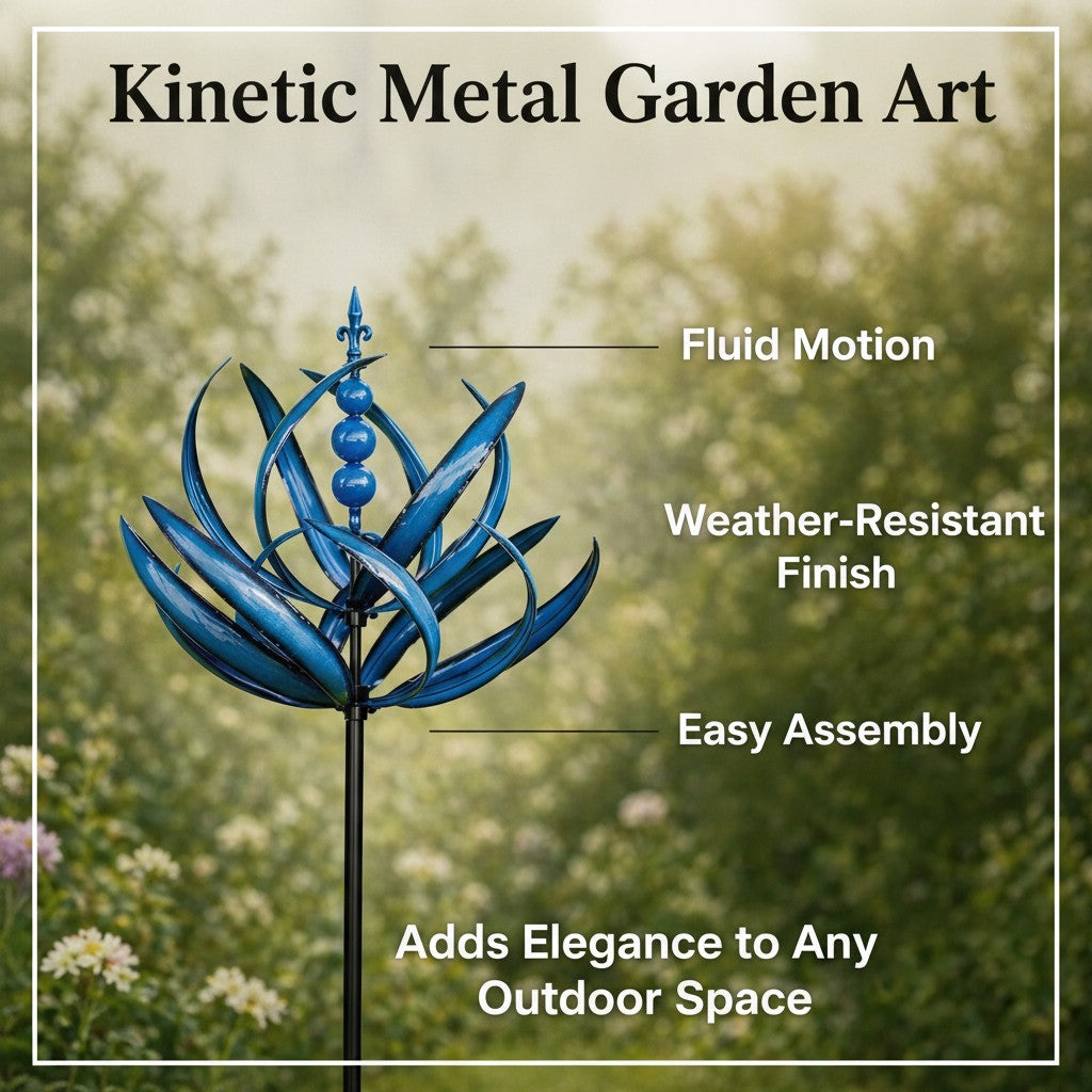 Garden Sculpture That Moves With the Wind