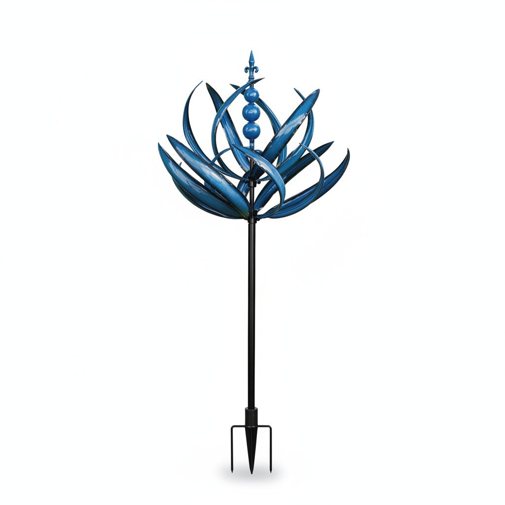 lotus wind spinner product photo on white background