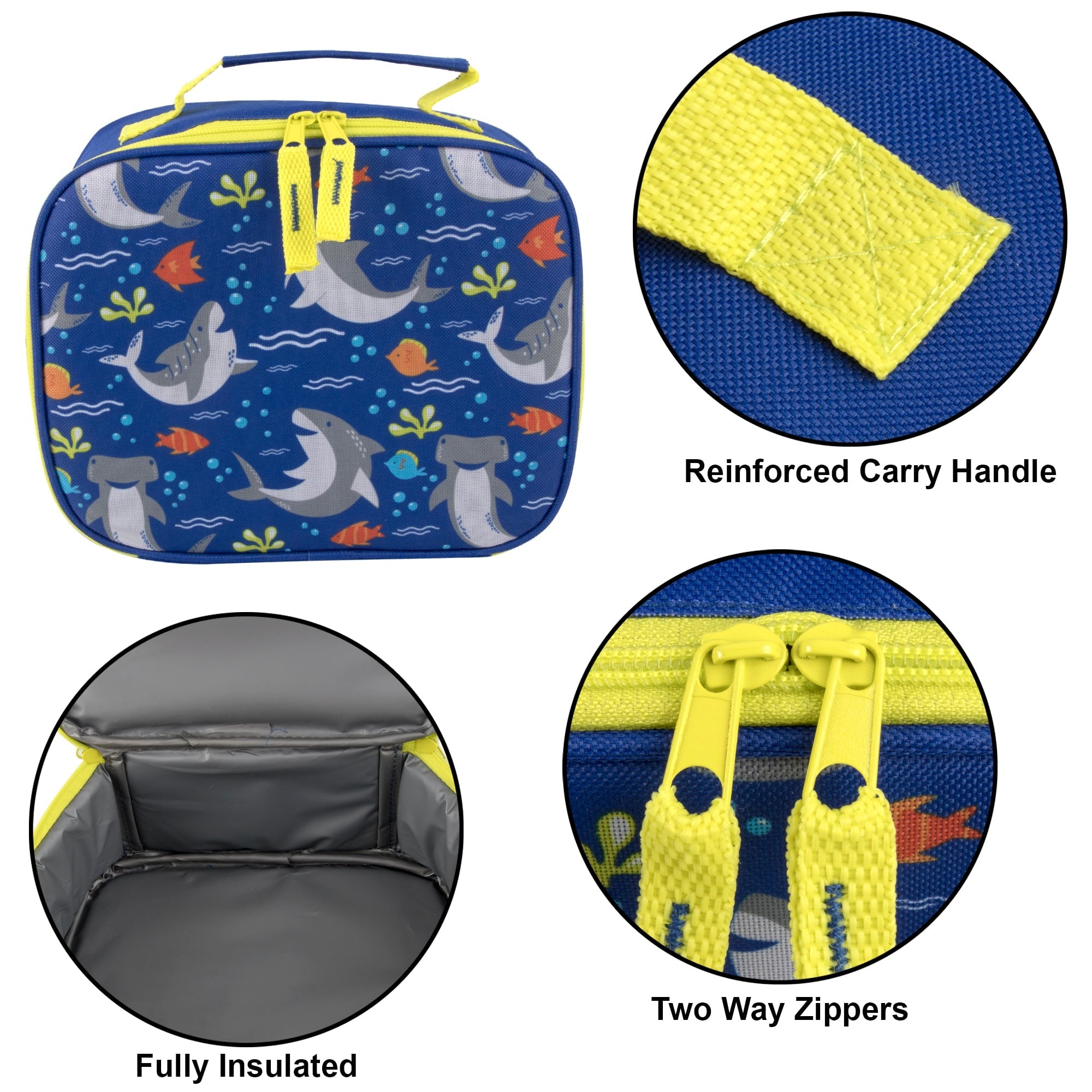 Lunch Bag Insulated Childrens Colorful Patterned Soft Sided - Image 8