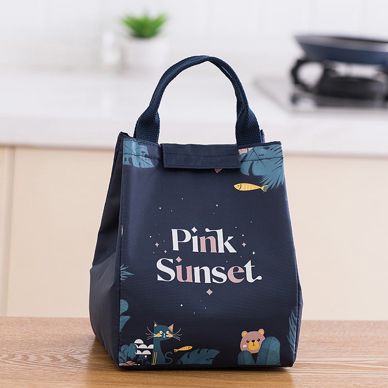 Lunch Bag Insulated for Work Cooler Food Storage Cute Print - Image 11