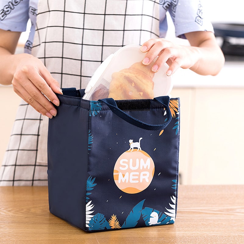 Lunch Bag Insulated for Work Cooler Food Storage Cute Print - Image 4