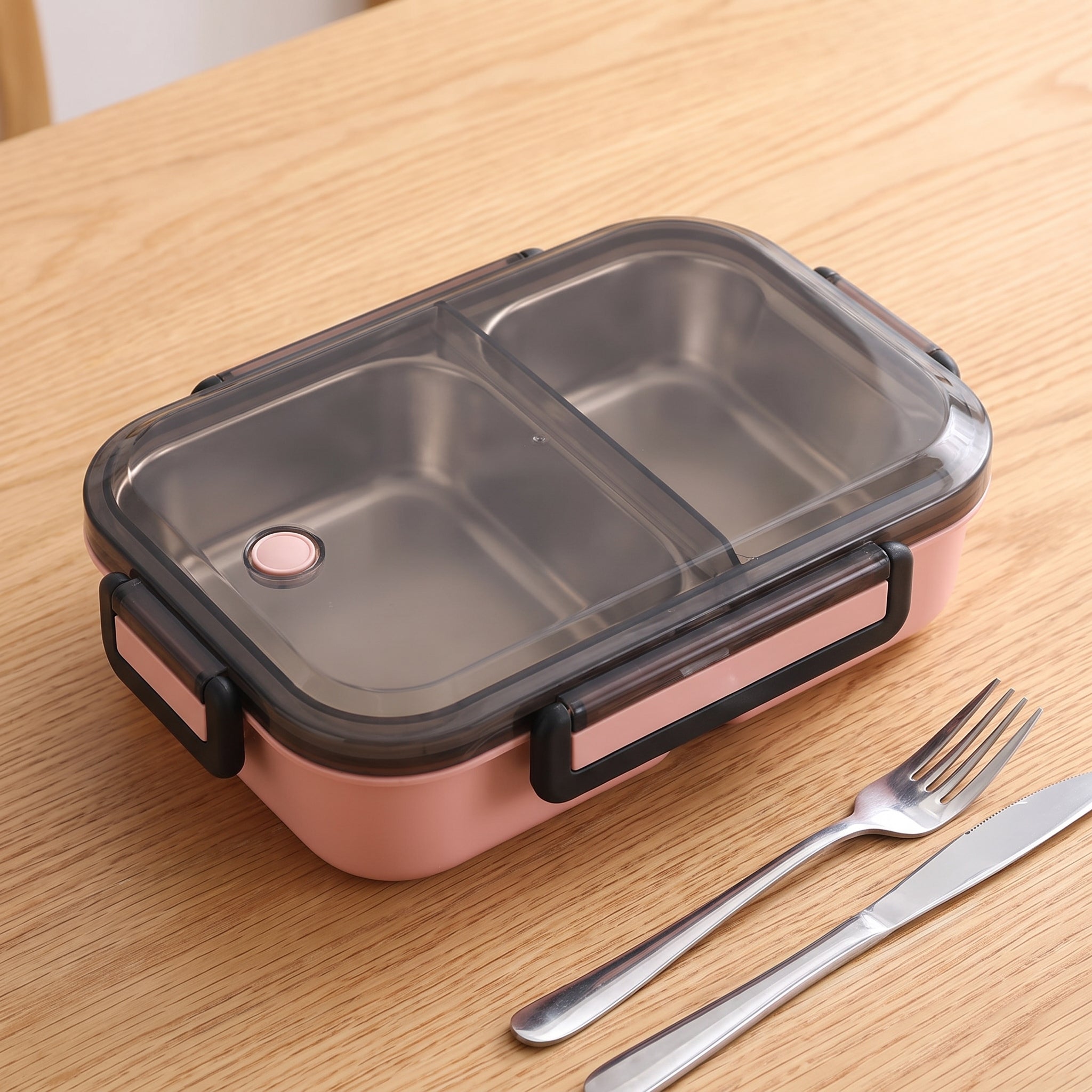 Insulated Lunch Box Bento Leak Proof Compartment 1000ml - scale
