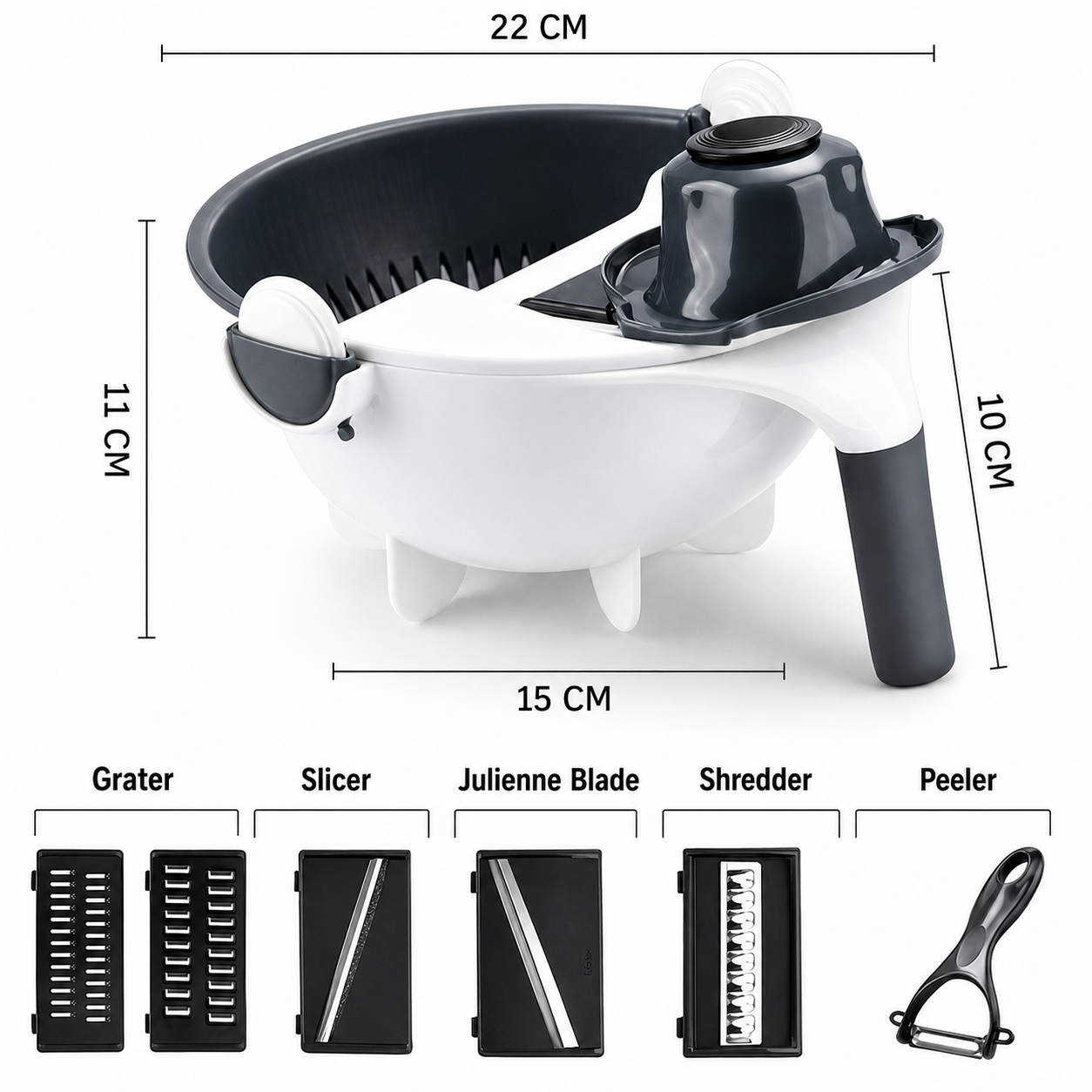 Mandoline Slicer Vegetable Chopper Vegetable Slicer Vegetable Cutter - Image 6