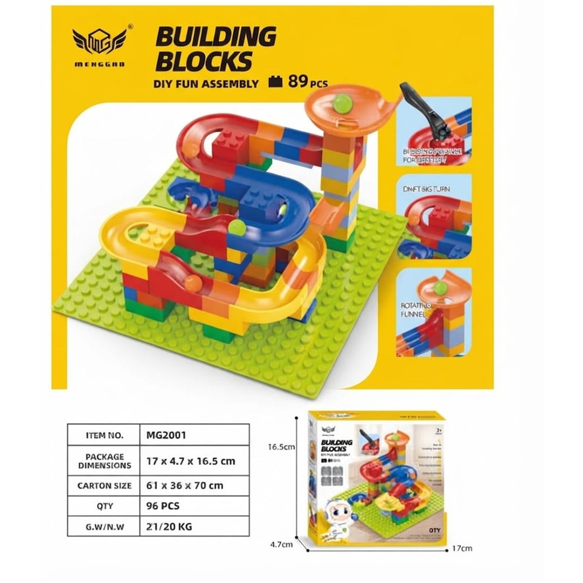 Marble Run Building Set With Stimola L'immaginazione Di Tuo Figlio - Image 3