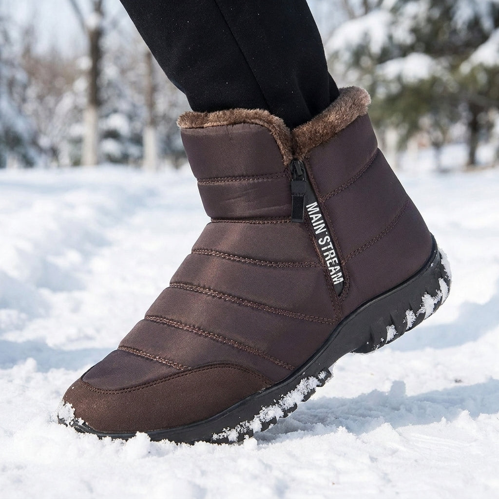 Men's Snow Boots Warm Insulated Winter Boots Ankle Boots - Image 3