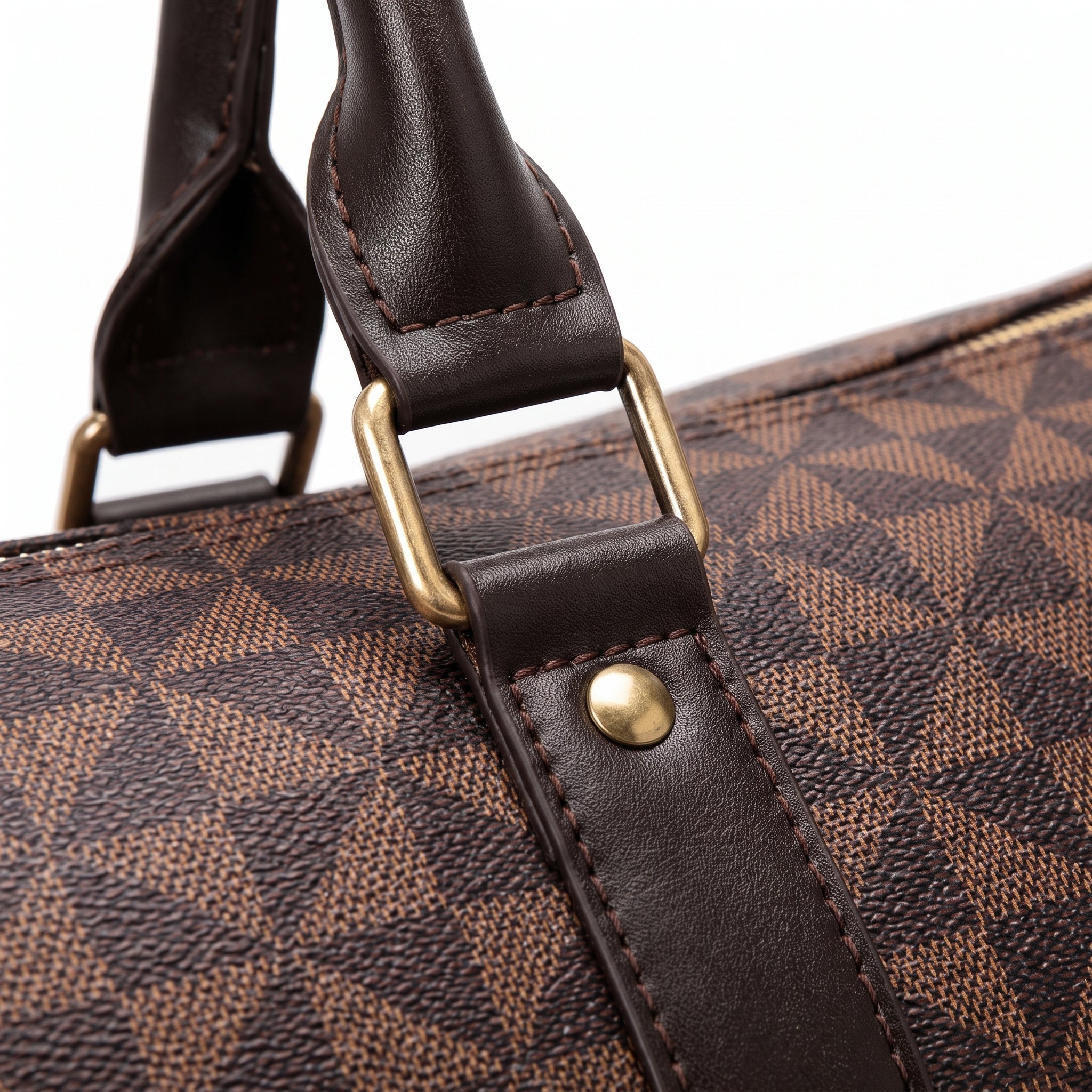 Travel Bag Duffel Weekender Geometric Pattern Men - detail