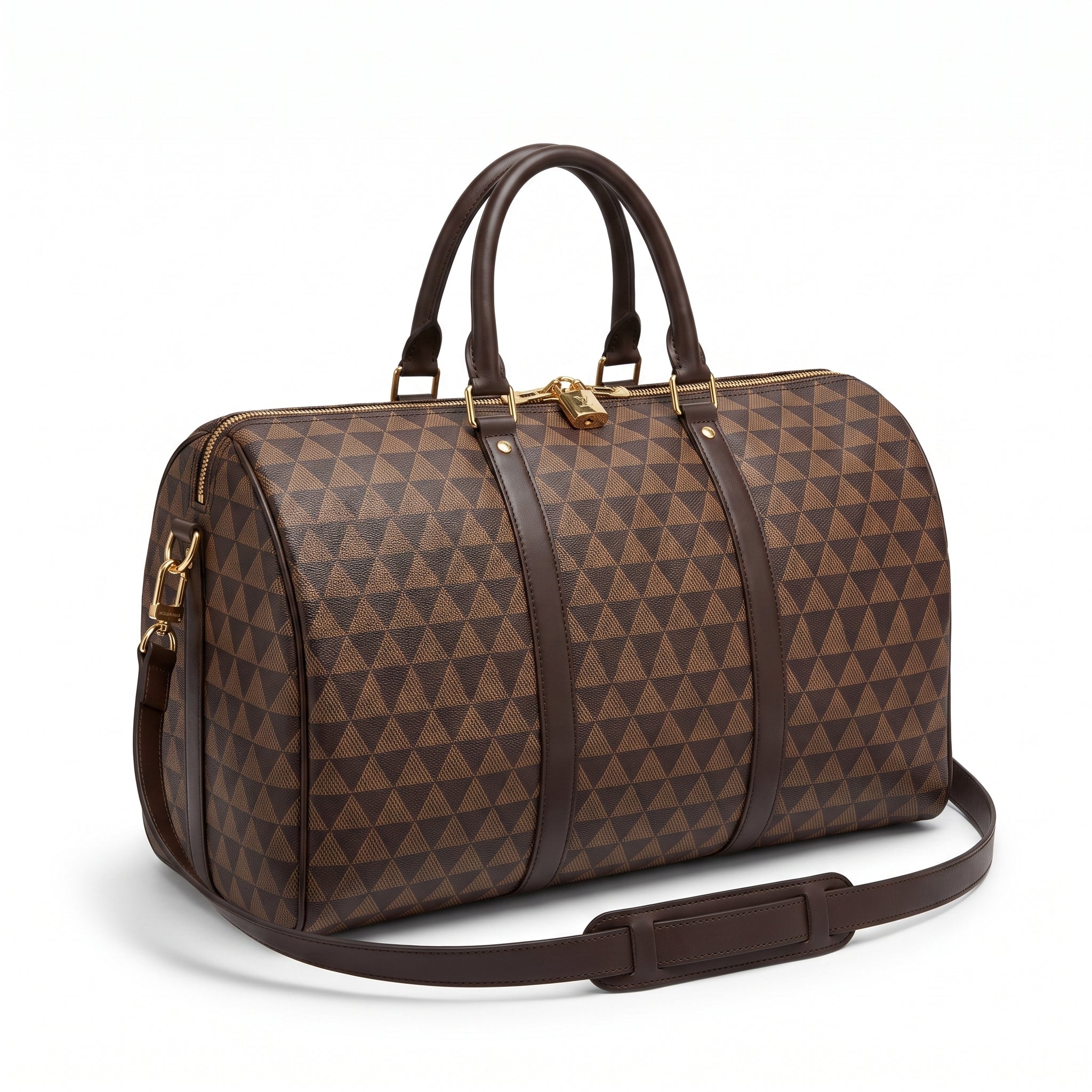 Travel Bag Duffel Weekender Geometric Pattern Men - studio
