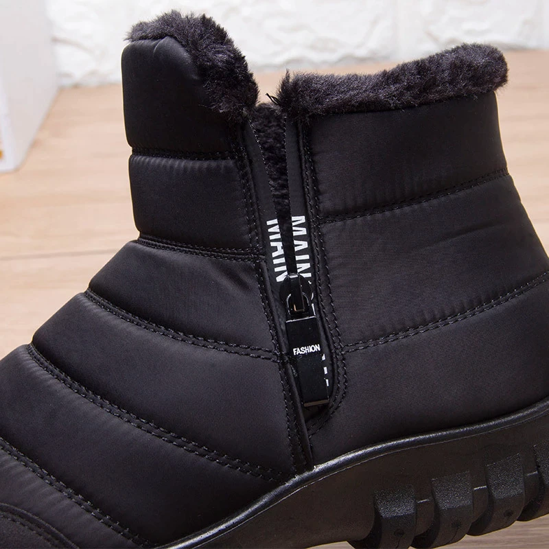 Men's Snow Boots Warm Insulated Winter Boots Ankle Boots - Image 5