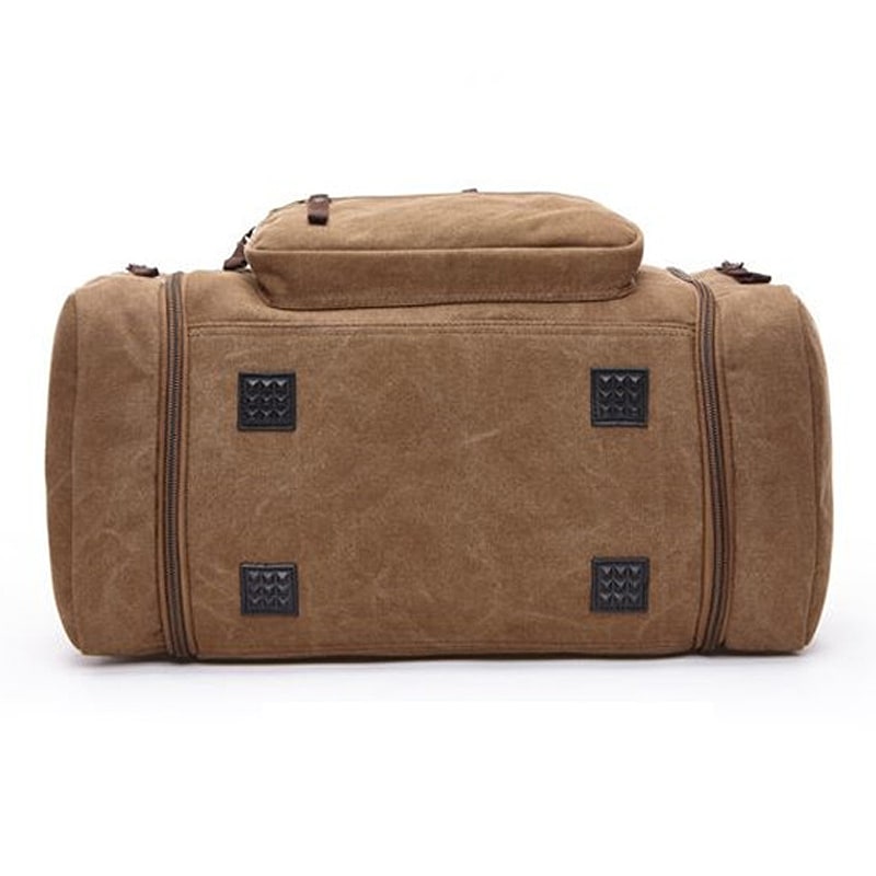 Men's Travel Bag Duffel Bag Canvas Duffel Bag Multi-Compartment - Image 4
