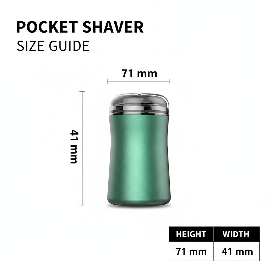 pocket electric razor dimensions and size guide