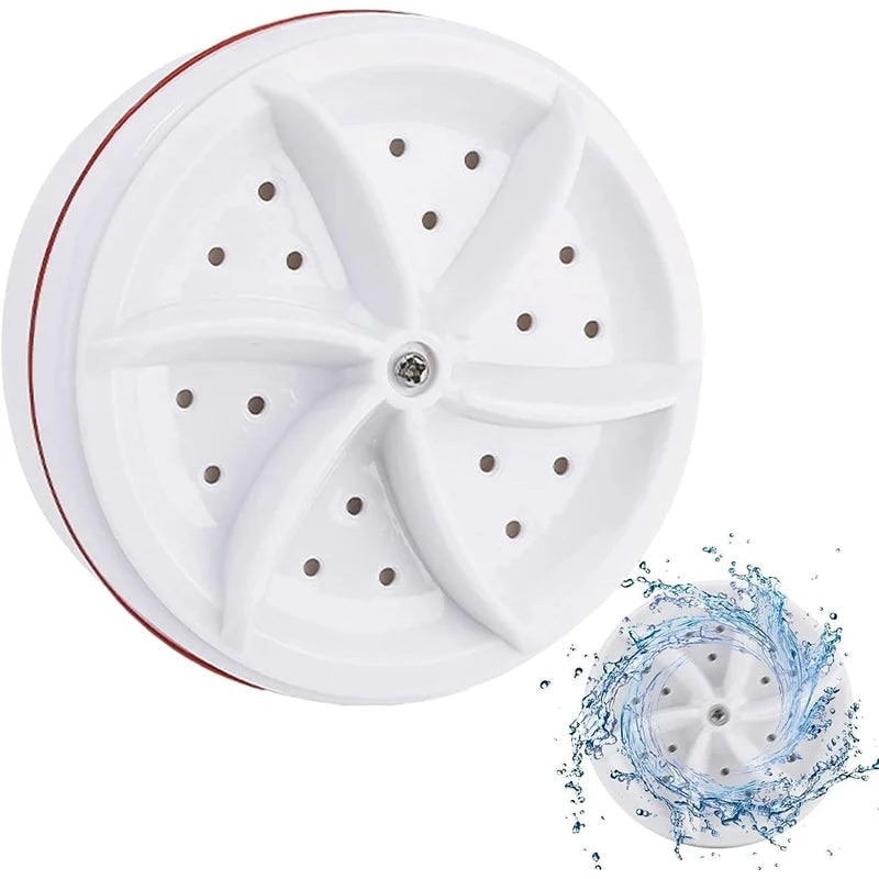 Mini Portable Washing Machine White USB Powered Delicates - Image 7