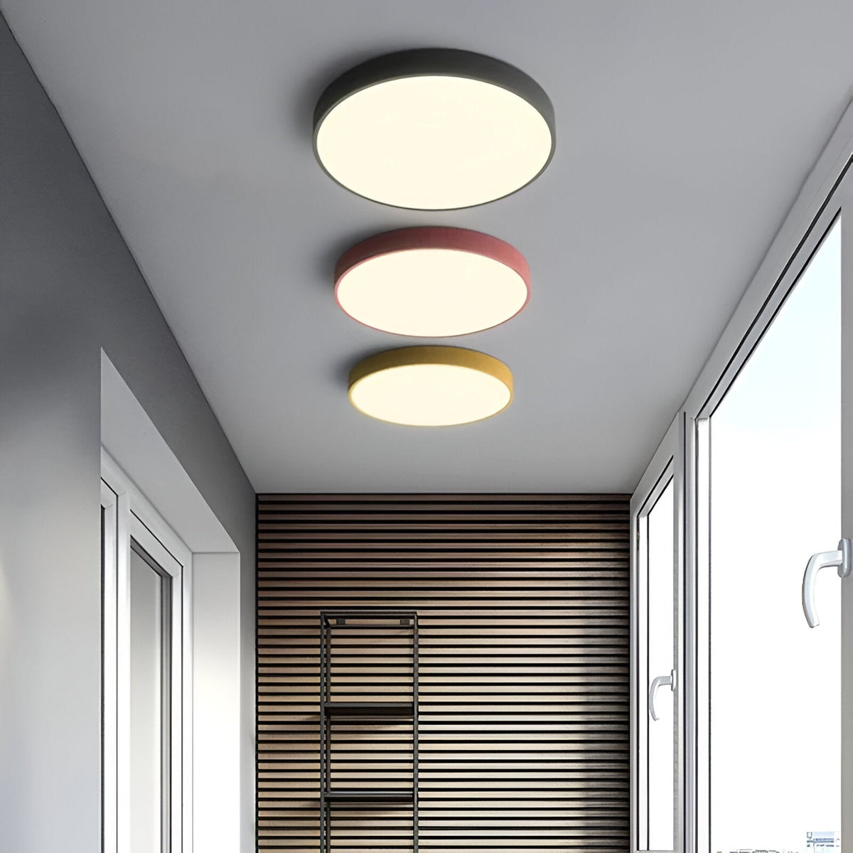 Minimalist Round LED Ceiling Light With Acrylic Diffuser - Image 19