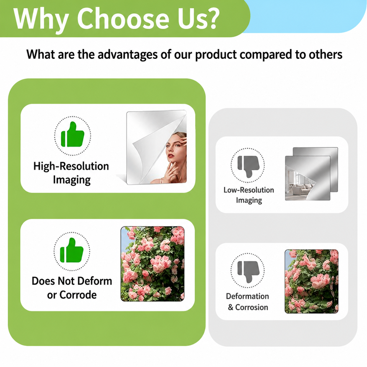 Mirror Wall Decor Decorative Mirror Definition Mirror Mirror Sticker - Image 4