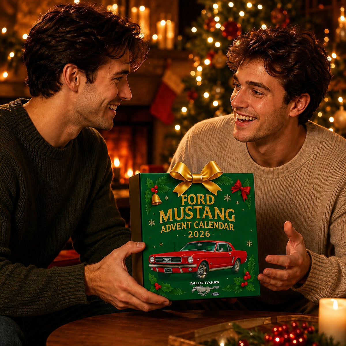 Ford Mustang Advent Calendar 2026 With 24 Miniature Model Cars