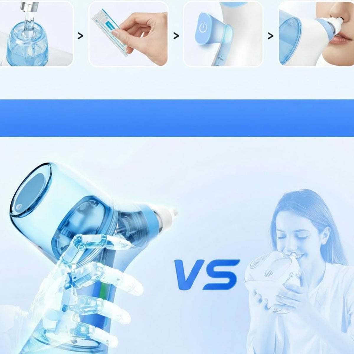 Nasal Irrigation System With Electric Water Tank For Sinus And Allergy Relief - Image 6