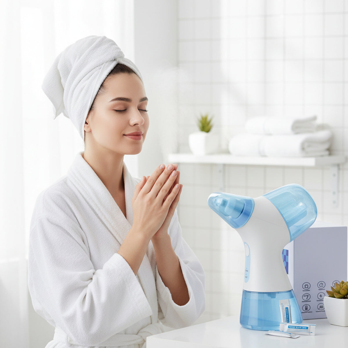 Nasal Irrigation System With Electric Water Tank For Sinus And Allergy Relief - Image 2
