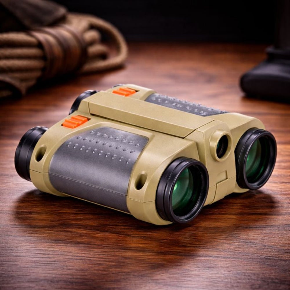 Night Vision Binoculars Childrens Binoculars Toy Outdoor Green Compact - Image 1