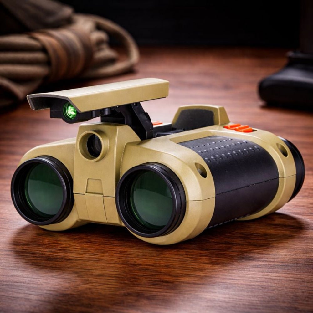 Night Vision Binoculars Childrens Binoculars Toy Outdoor Green Compact - Image 2