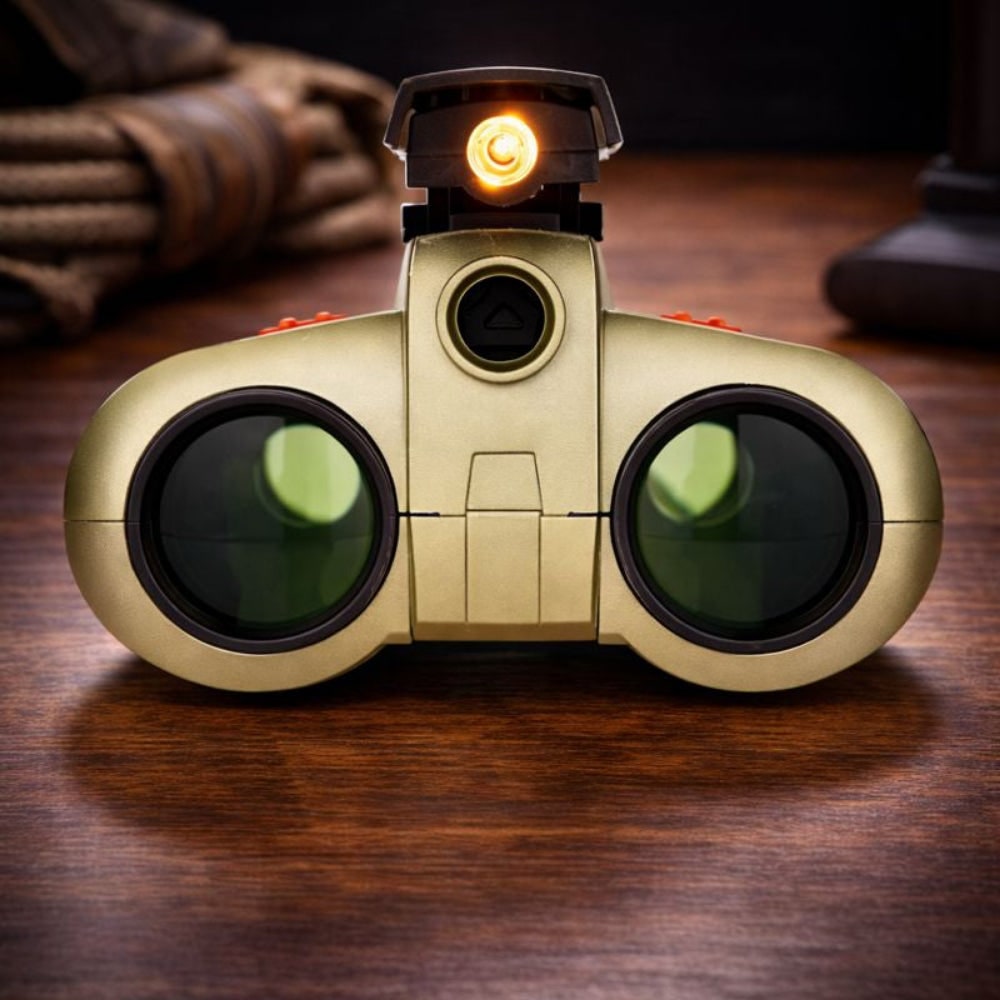 Night Vision Binoculars Childrens Binoculars Toy Outdoor Green Compact - Image 3