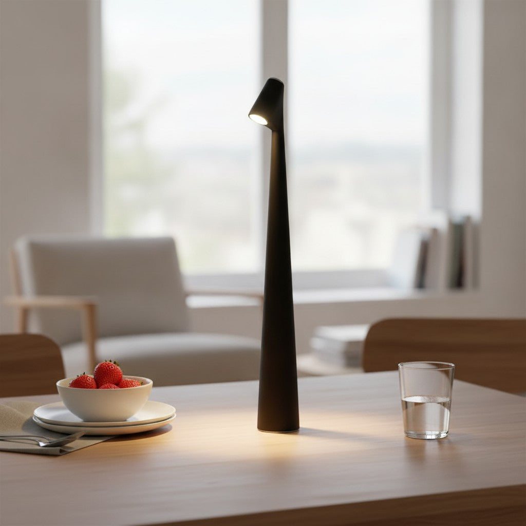 led mood lamp in use, lifestyle scene