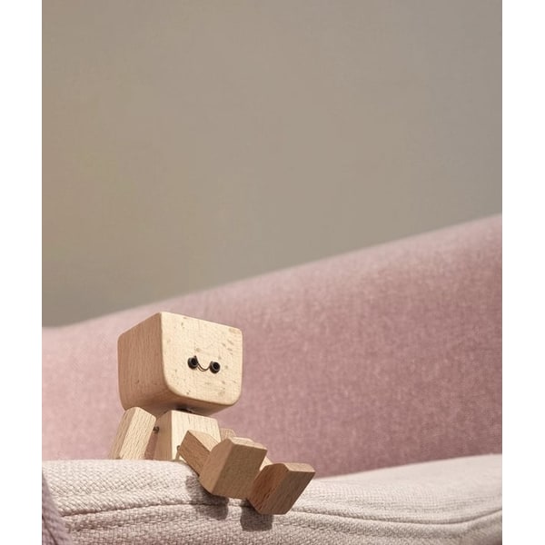 Office Decor Desk Decor Natural Wood Wooden Figure - Image 5