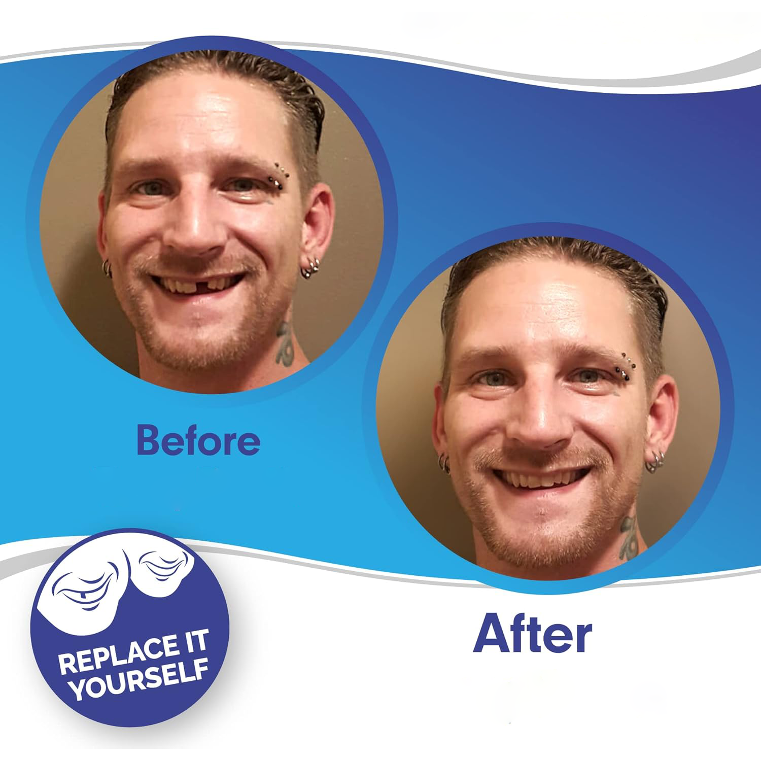 on Veneers Clip on Veneers Teeth Cover Temporary Smile White - Image 2