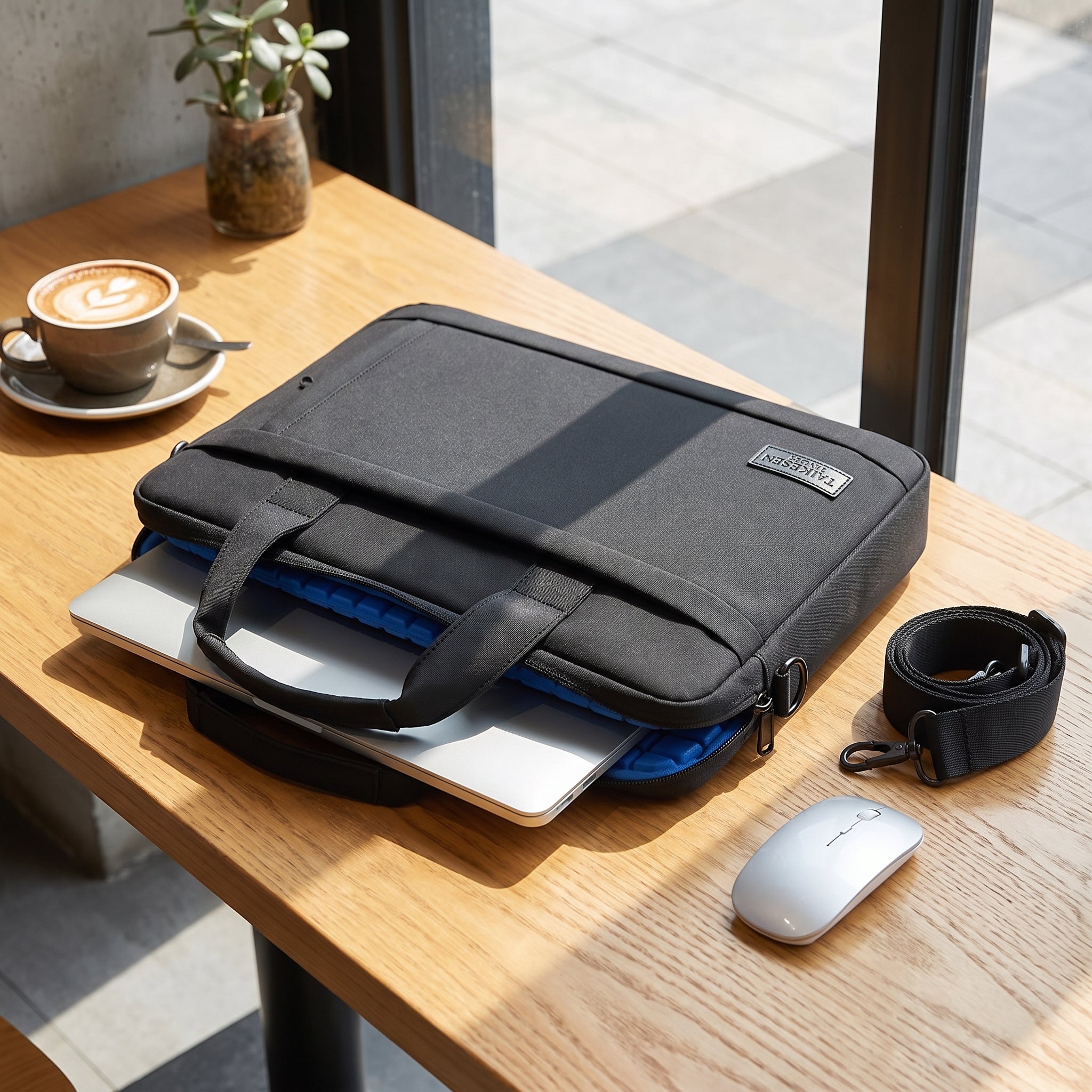 Laptop Bag Messenger Shoulder Strap Padded - Image 3