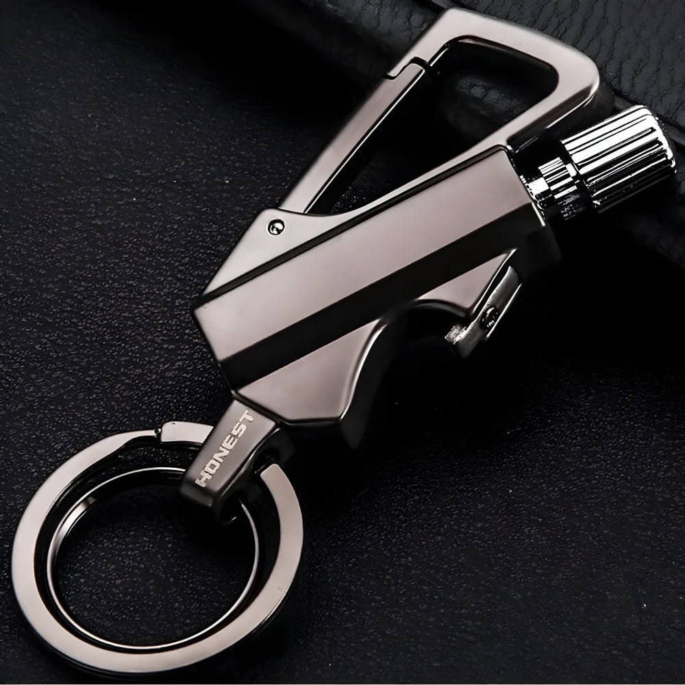 Permanent Match Lighter Reusable Match Lighter Metal Keychain - Image 2