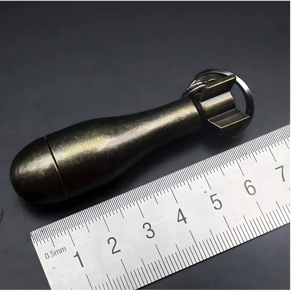 Permanent Match Lighter Reusable Match Lighter Metal Keychain - Image 7