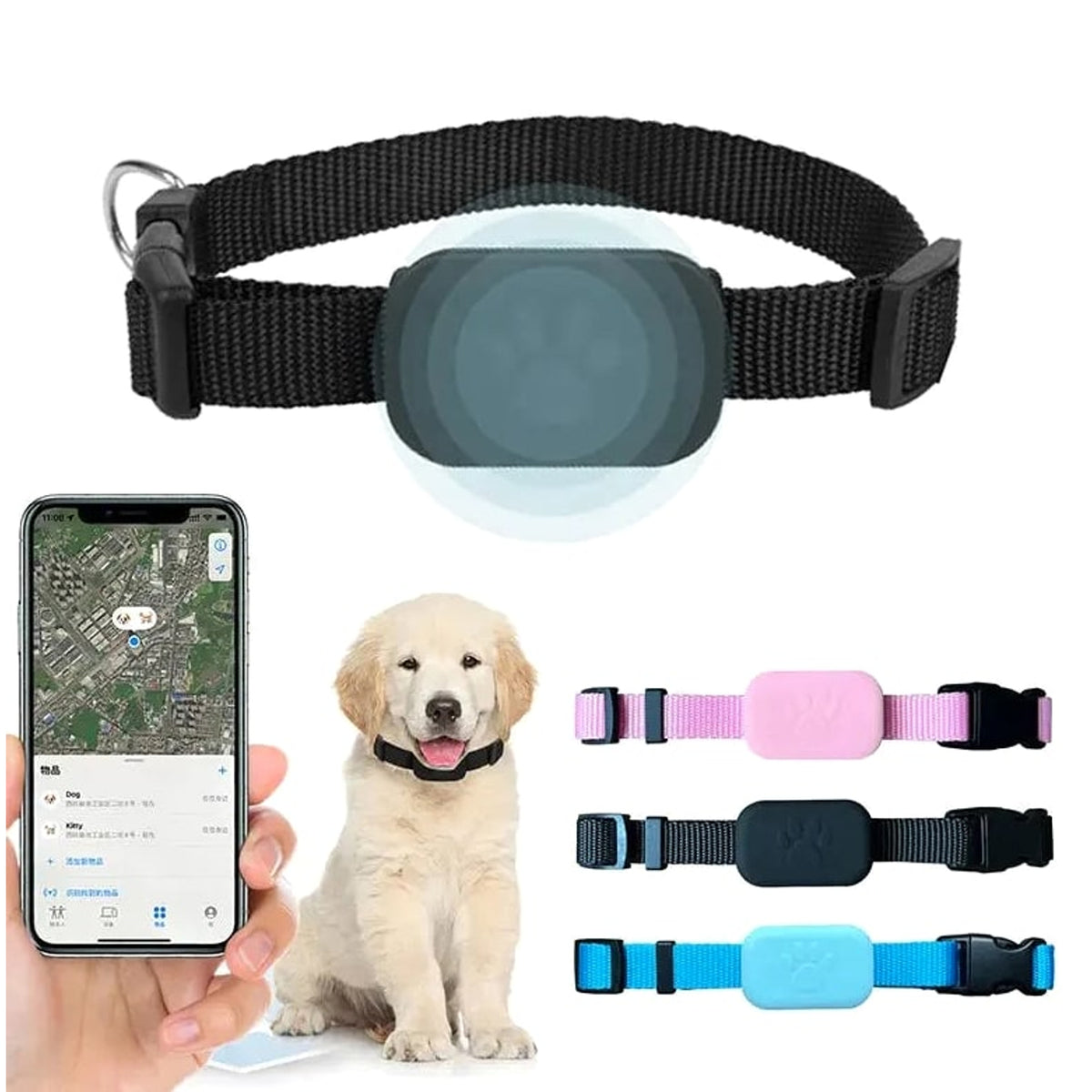 Pet GPS Tracker With Real-Time Location Movement Alerts & Waterproof Design - Image 8