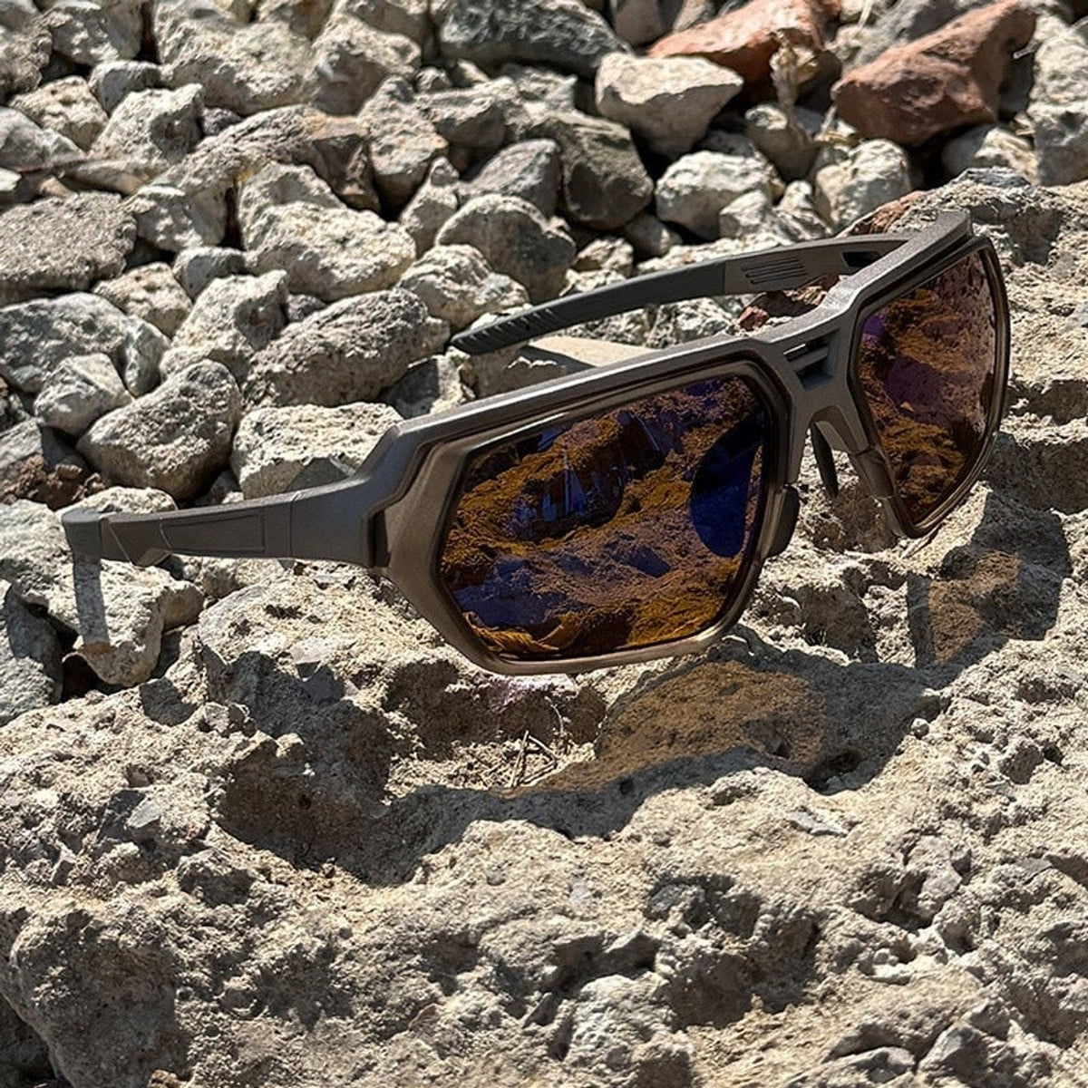 Photochromic Polarized Sports Sunglasses With Night-Enhancing Lenses And Tactical Wrap - Image 9