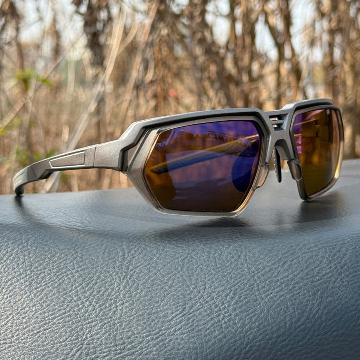 Photochromic Polarized Sports Sunglasses With Night-Enhancing Lenses And Tactical Wrap - Image 3