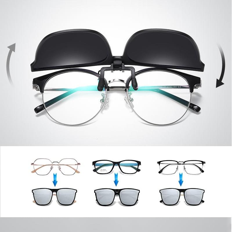 Polarized Sunglasses Prescription Clip On Fishing Glare Reduction - Image 6