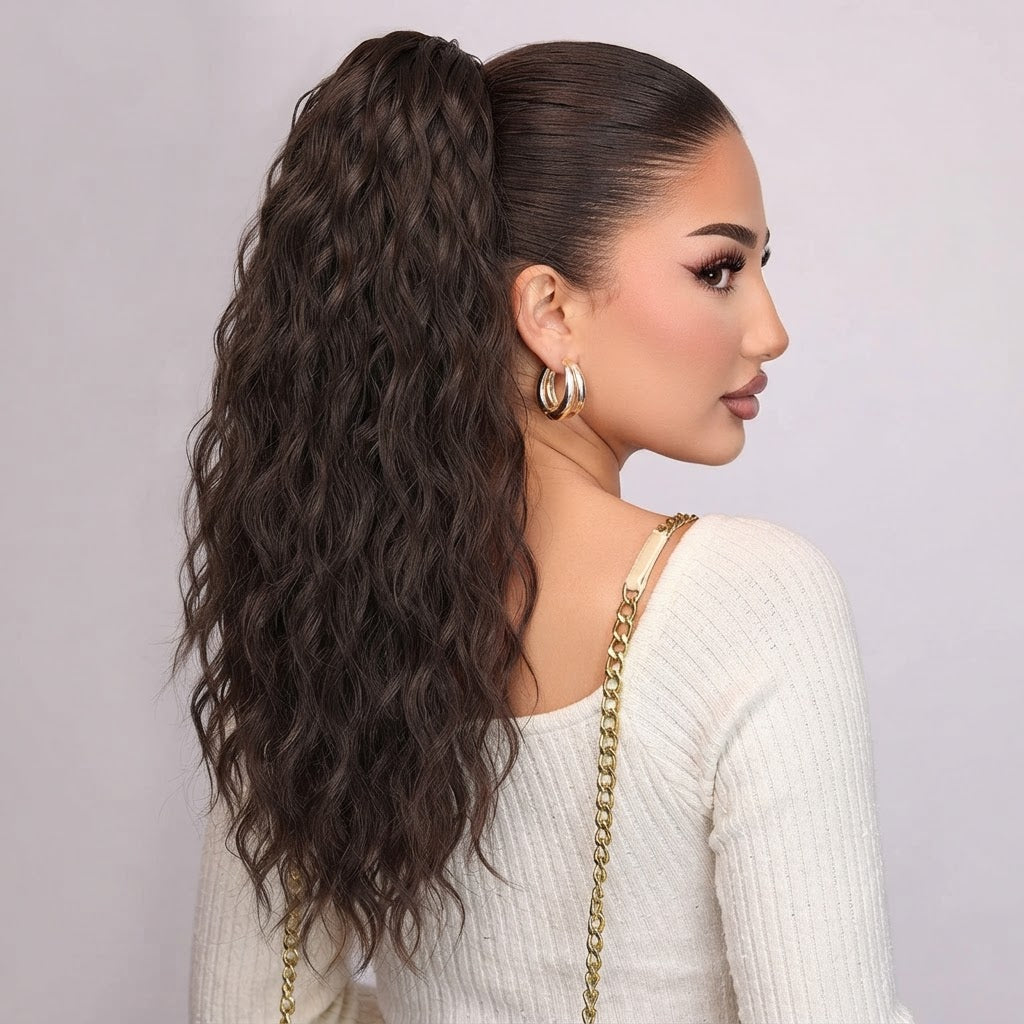 Silkipony Drawstring Ponytail Extension For Instant Voluminous Hair - Image 9