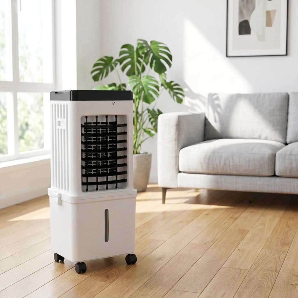 Portable Air Cooler Portable Evaporative Cooler Quiet Fan Indoor Use - lifestyle