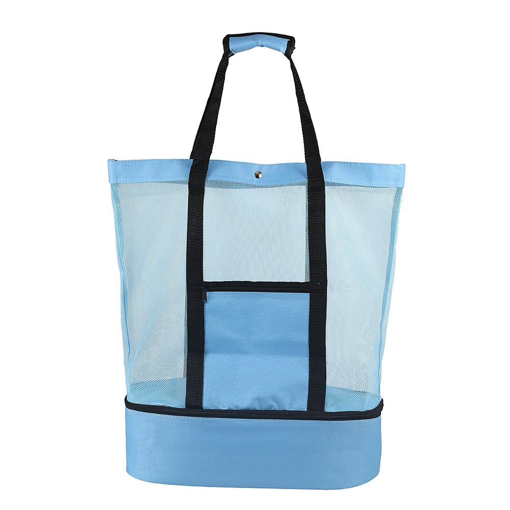 Portable Cooler Soft Lunch Bag Mesh Insulated Beach Tote - Image 8