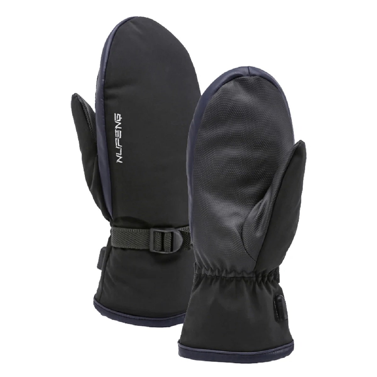 Portable Heated Electric Heated USB Black Waterproof Mittens - Image 8