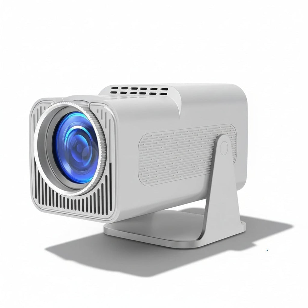 Portable Mini Smart Projector With Rotating Stand 4K Support And Built-In Apps - Image 1