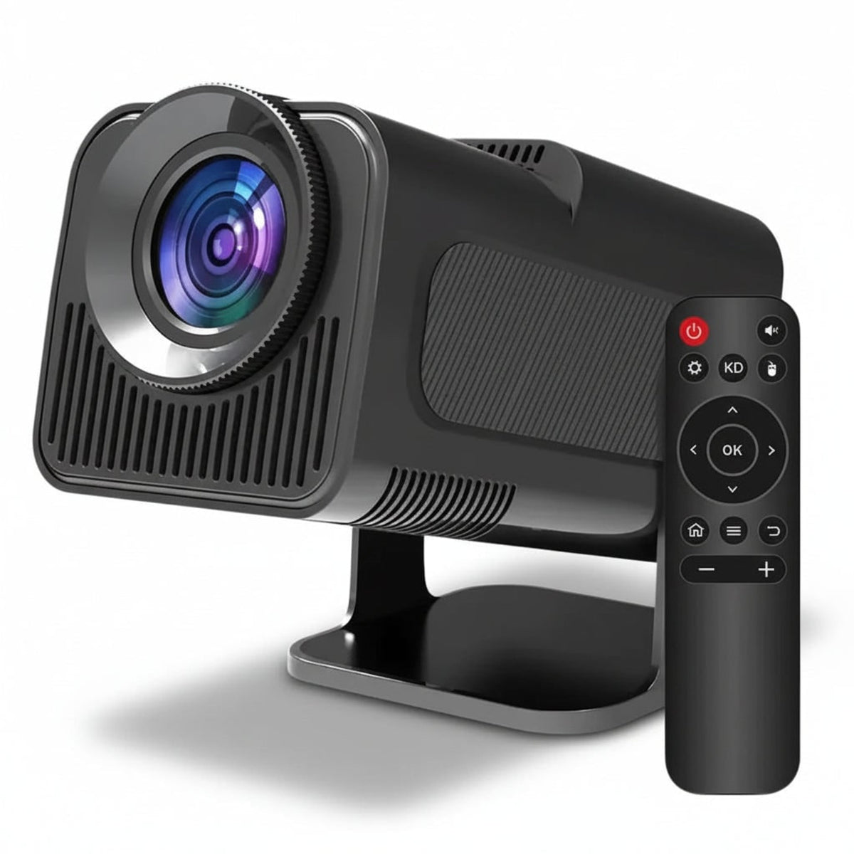 Portable Mini Smart Projector With Rotating Stand 4K Support And Built-In Apps - Image 2