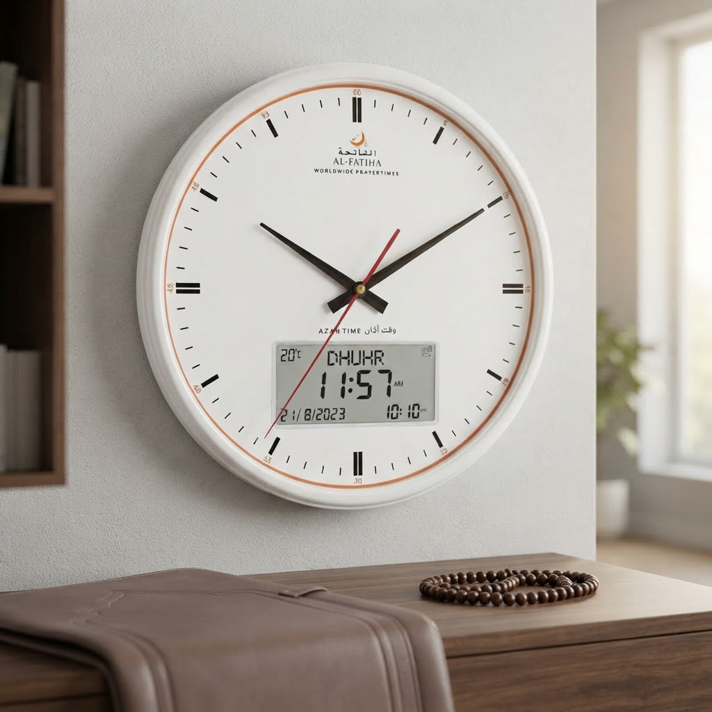 Prayer Time Clock With Dual Analog Digital Display - Image 7